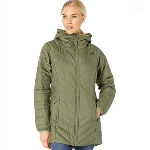 North face Hooded Fleece-Lined Reversible Parka